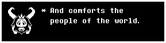 And comforts the people of the world.