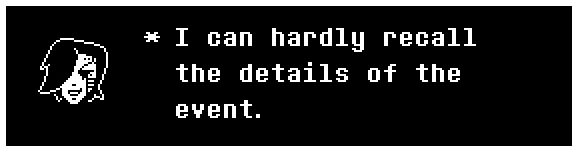 I can hardly recall the details of the event.